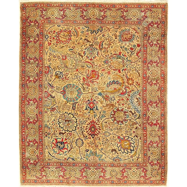 1940s Vintage Persian Rug For Sale - Image 4 of 4