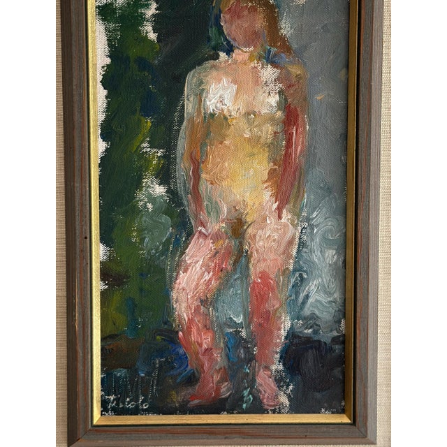 Gunnel Tiriolo, Female Model, 1963, Oil on Canvas, Framed For Sale - Image 9 of 16