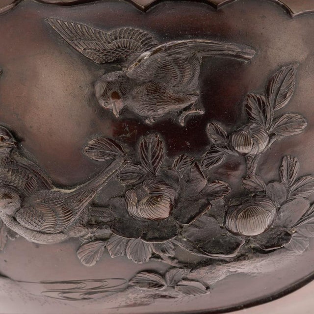 Large Antique Japanese Meiji Bronze Mythological Planter, 19th Century For Sale - Image 18 of 18