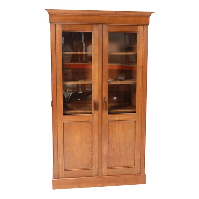 Art Deco Bookcase in Oak, 1920s For Sale