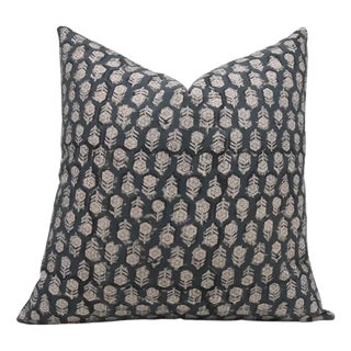 Fabdivine Decorative Cushion Cover 20x20 Inch Block Printed - Tulsi Buti For Sale