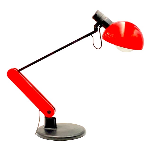 Praxi Table Lamp by Bruno Gecchelin for Guzzini, Italy, 1982 For Sale