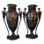 Huge Pair of French 19th Century Neoclassical Urns Solid Bronze For Sale