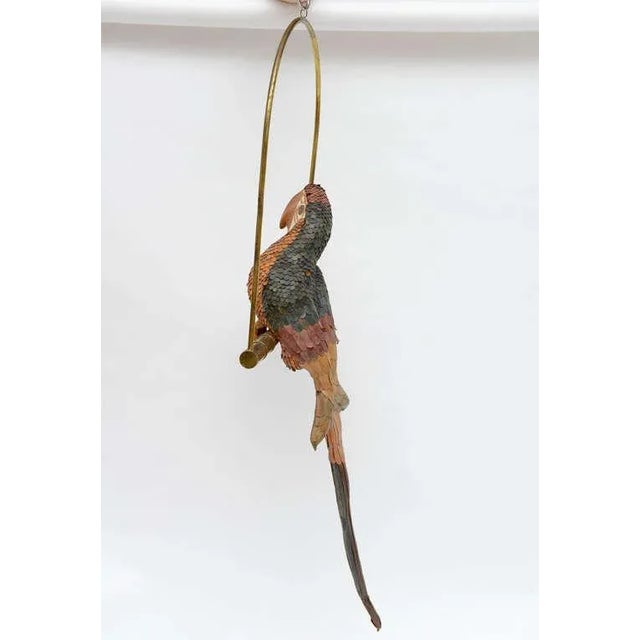 Vintage Leather Parrot by Federico Chairish