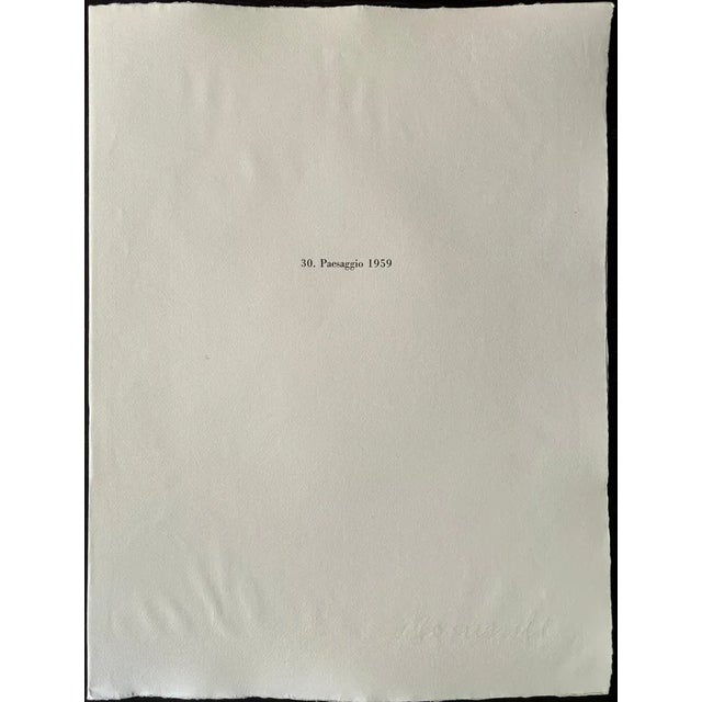 1970s Giorgio Morandi, Landscape, 1973, Lithograph For Sale - Image 5 of 9