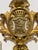French Rococo Giltwood Armorial Two-Light Wall Sconces, 19th Century For Sale In Providence - Image 6 of 9