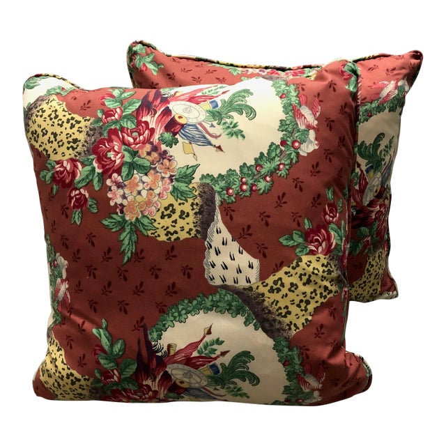 2000s Brunschwig and Fils Pillows- a Pair For Sale