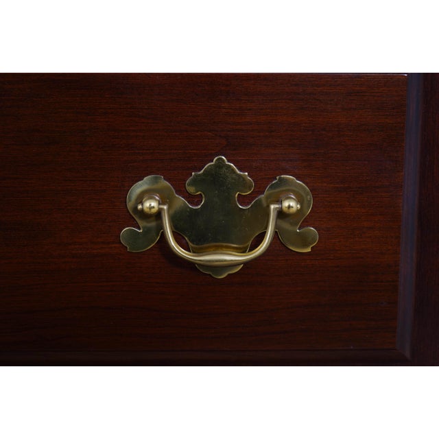Colonial Mahogany 6 Drawer Lingerie High Chest For Sale - Image 11 of 15