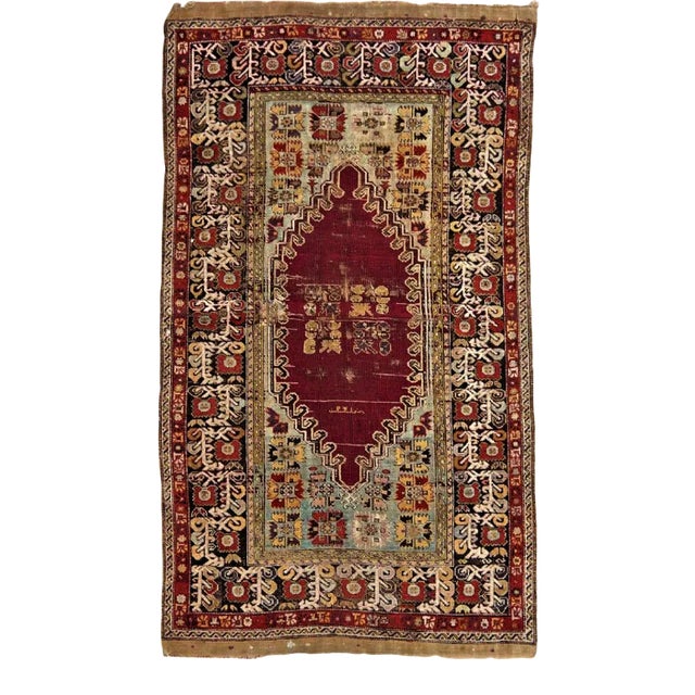 1900 Antique Turkish Sivas Rug For Sale