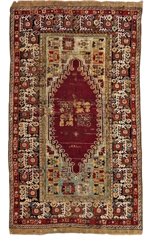 1900 Antique Turkish Sivas Rug