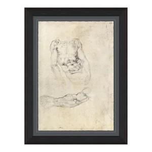 Figure Study Framed Art Print