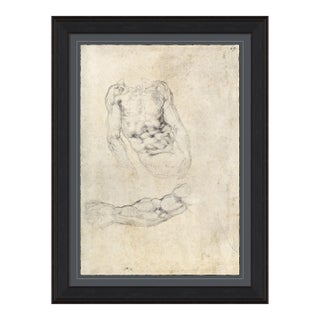 Figure Study Framed Art Print by David Phoenix For Sale