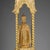 Metal Infant Jesus of Prague and Temple in Gilt Metal For Sale - Image 7 of 10