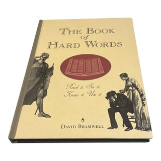 Rare Hardcover Reference: The Book of Hard Words by David Bramwell Book For Sale