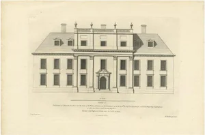 Cobham Hall in Kent, 1717, Paper