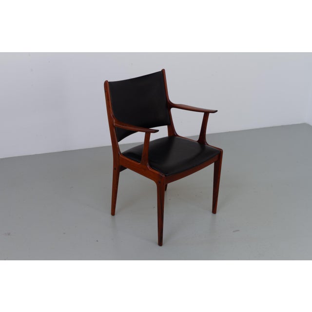 Uldum Møbelfabrik Danish Rosewood Armchair by Johannes Andersen for Uldum Møbelfabrik, 1960s For Sale - Image 4 of 18