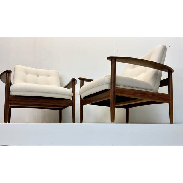 Set of Mid-Century Danish Teak Armchair in the style of Grete Jalk, Denmark For Sale - Image 6 of 18