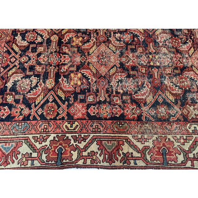 Persian Antique Persian Malayer , 3'9" X 5'9" For Sale - Image 3 of 5