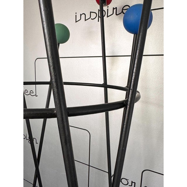 Treble Clef Coat Rack attributed to Roger Feraud, France, 1950s For Sale - Image 6 of 10