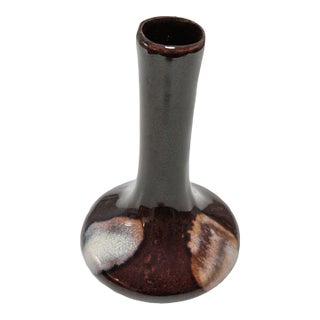 Antique Qing Dynasty Yao Bian Flambe Glazed Oxblood Red Vase For Sale