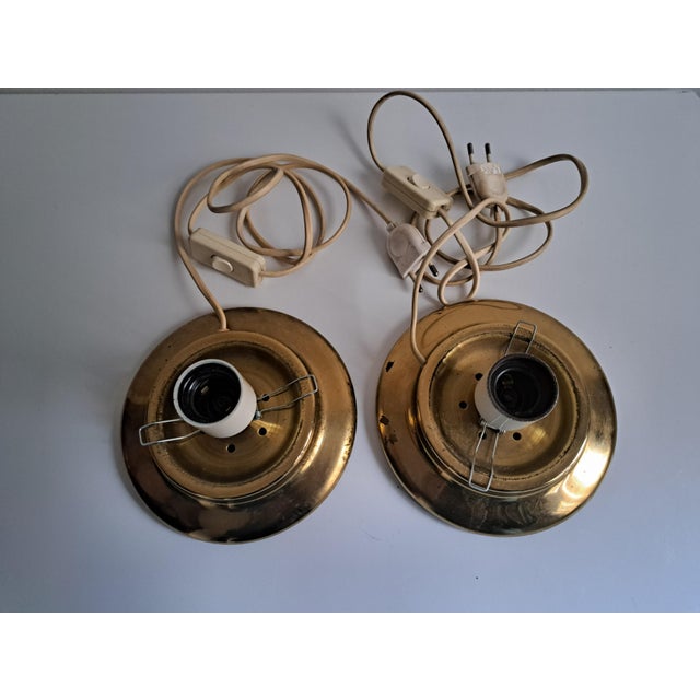Gold Murano Glass Table Lamps from Manifattura Di Murano, 1970s, Set of 2 For Sale - Image 8 of 10