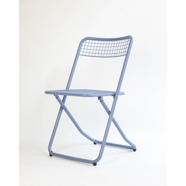 Metal New Yellow Metal Folding Chair by Federico GIner for Houtique For Sale - Image 7 of 12