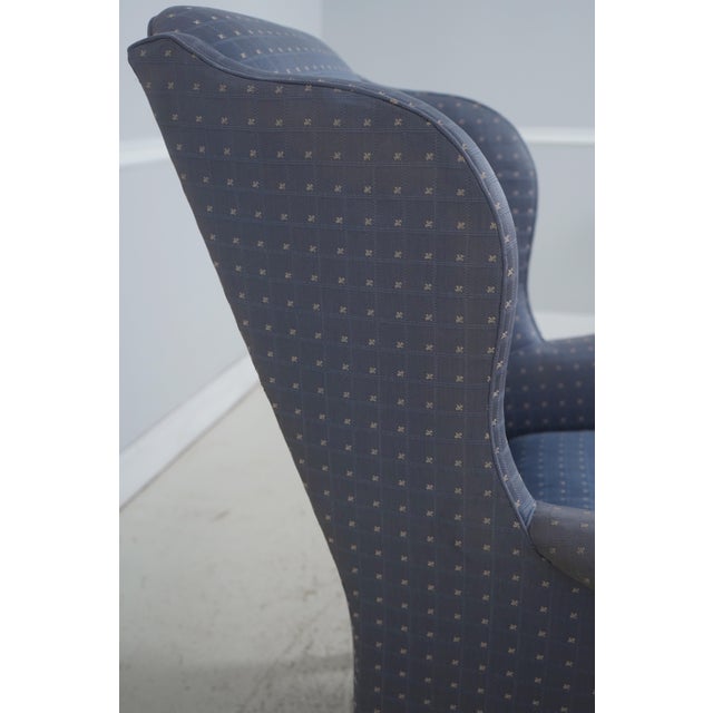 Pair Kindel Philadelphia Clawfoot Wing Back Chairs For Sale - Image 11 of 18