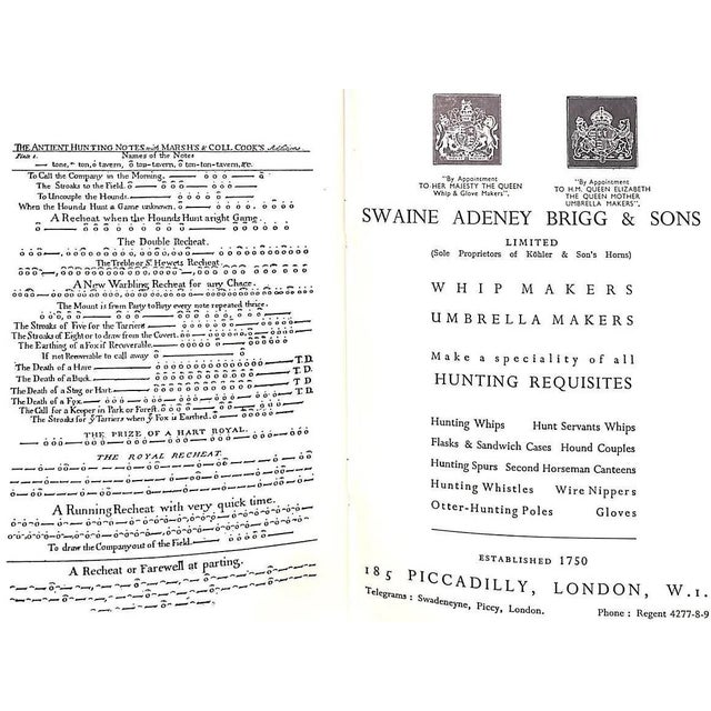 Late 20th Century The Hunting-Horn What To Blow and How To Blow It For Sale - Image 5 of 9