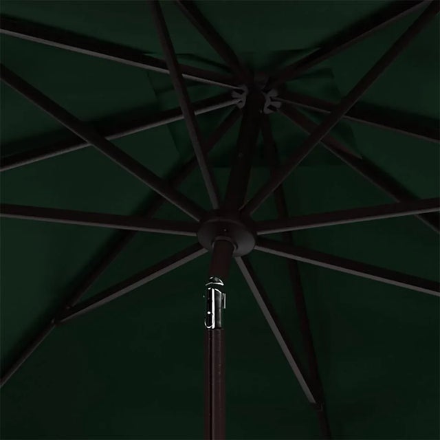 Zimmerman 7.5 Square Umbrella - Dark Green For Sale - Image 4 of 4