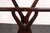 Italian Modern Fratelli Reguitti Sculptural Stained Mahogany X-Form Valet For Sale - Image 10 of 16