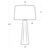 Stone Regina Andrew Quatrefoil Alabaster Table Lamp Large For Sale - Image 7 of 8