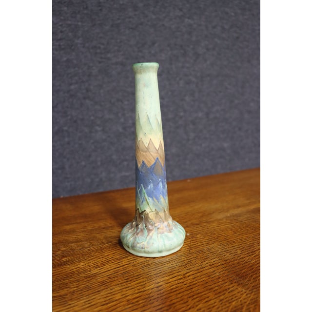 Arts & Crafts Antique Peters & Reed Landsun Art Pottery Vase, Attributed For Sale - Image 3 of 10