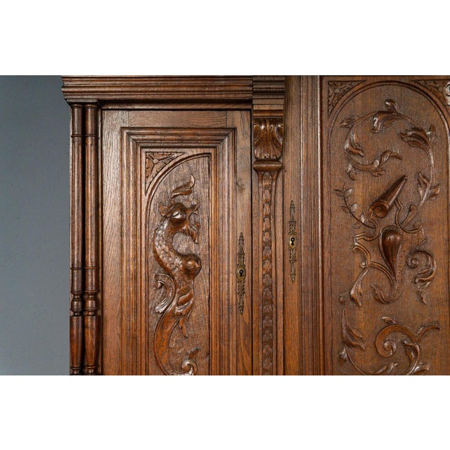 Antique Buffet with Drawers For Sale - Image 12 of 18