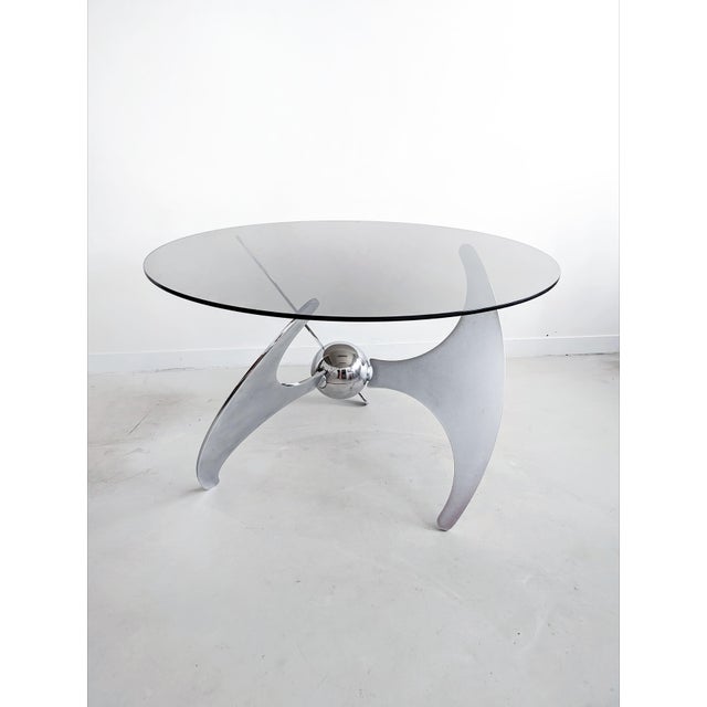 Adjustable Dining/Coffee Table by Luciano Campanini for Cama, 1970s For Sale - Image 9 of 9