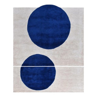 Hand-Knotted Community Rug in Wool by Dinodo Studio For Sale