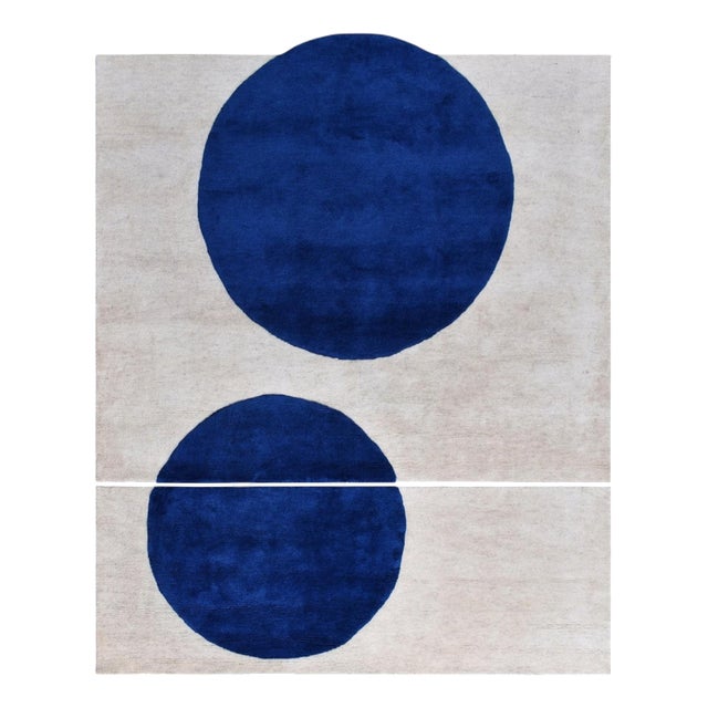 Hand-Knotted Community Rug in Wool by Dinodo Studio For Sale
