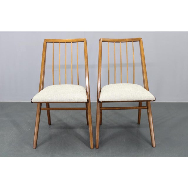 Beech Dining Chairs, West Germany, 1970s, Set of 4 For Sale - Image 6 of 18