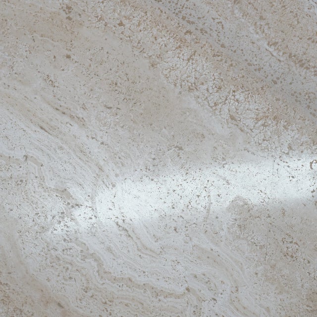 1980s Modernist Travertine Coffee Table For Sale - Image 9 of 11