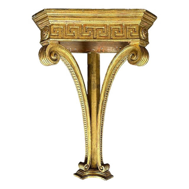 Mid 20th Century Florentine Floating Console For Sale