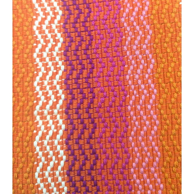 Woven Cotton Placemats and Napkins Made in Guatemala, Set of 6 For Sale - Image 9 of 9