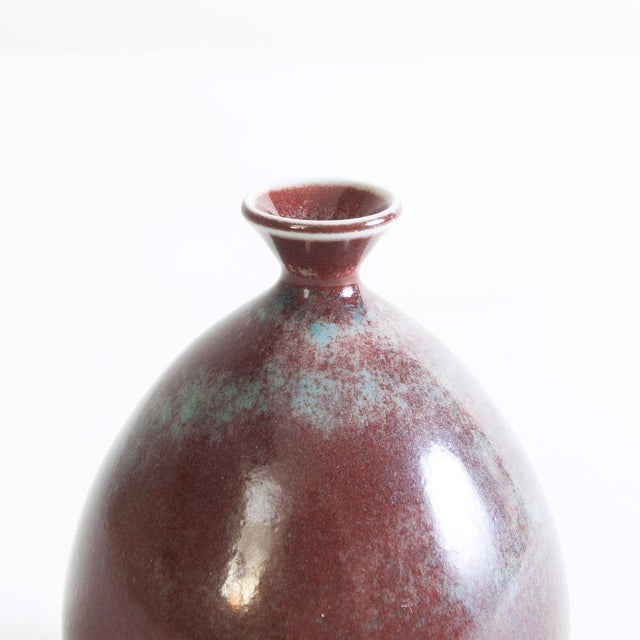 1960s Miniature Purple Vase by Berndt Friberg for Gustavsberg, 1960s For Sale - Image 5 of 8