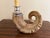 Late 20th Century Vintage Ram’s Horn Table Lamp – Rustic English Country House Style Lighting For Sale - Image 5 of 10