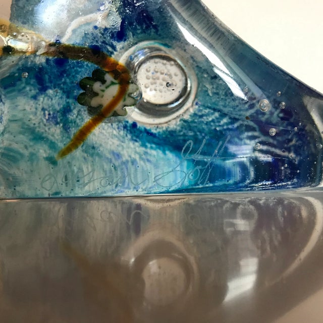 Cast Glass Sculpture by Susan Gott For Sale - Image 11 of 12