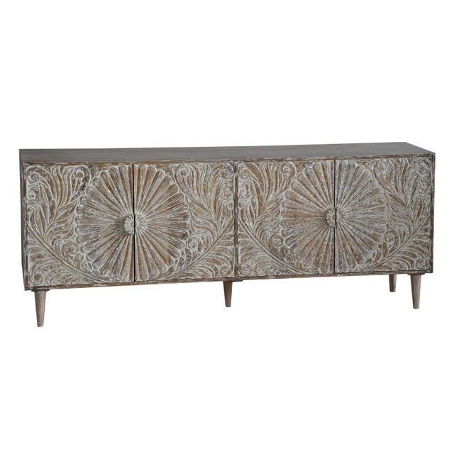 Brody Wooden Media Cabinet | Chairish