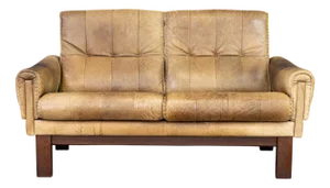 Vintage Oak Lounge Sofa
