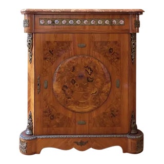 Late 20th Century French Marquetry Commode For Sale