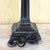 2003 Tiffany-Style Floral Stained Glass Pyramid Table Lamp For Sale - Image 10 of 18