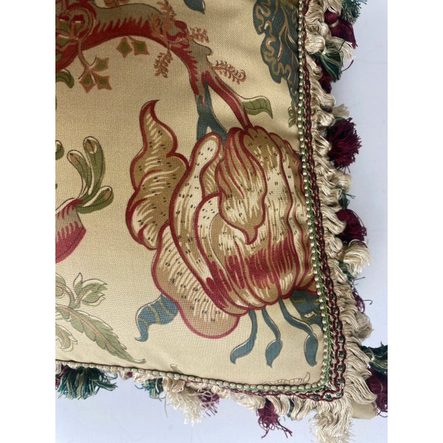 Taupe Vintage Tully and Marr Classic English Cotton Print Pillows/Pair. For Sale - Image 8 of 11