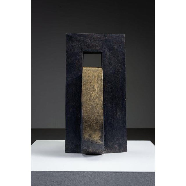 Cor Dam, Abstract Sculpture, Clay, in Very Good conditions. I have official proof of authenticity such as vintage...
