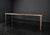 This handmade steel table is a true one of a kind piece. Crafted from solid steel and sheet steel, it is defined by its...